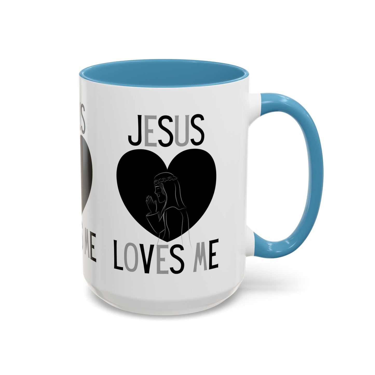 Jesus Loves Me Coffee Mug Inspirational Christian Gift for Faith-Based Living