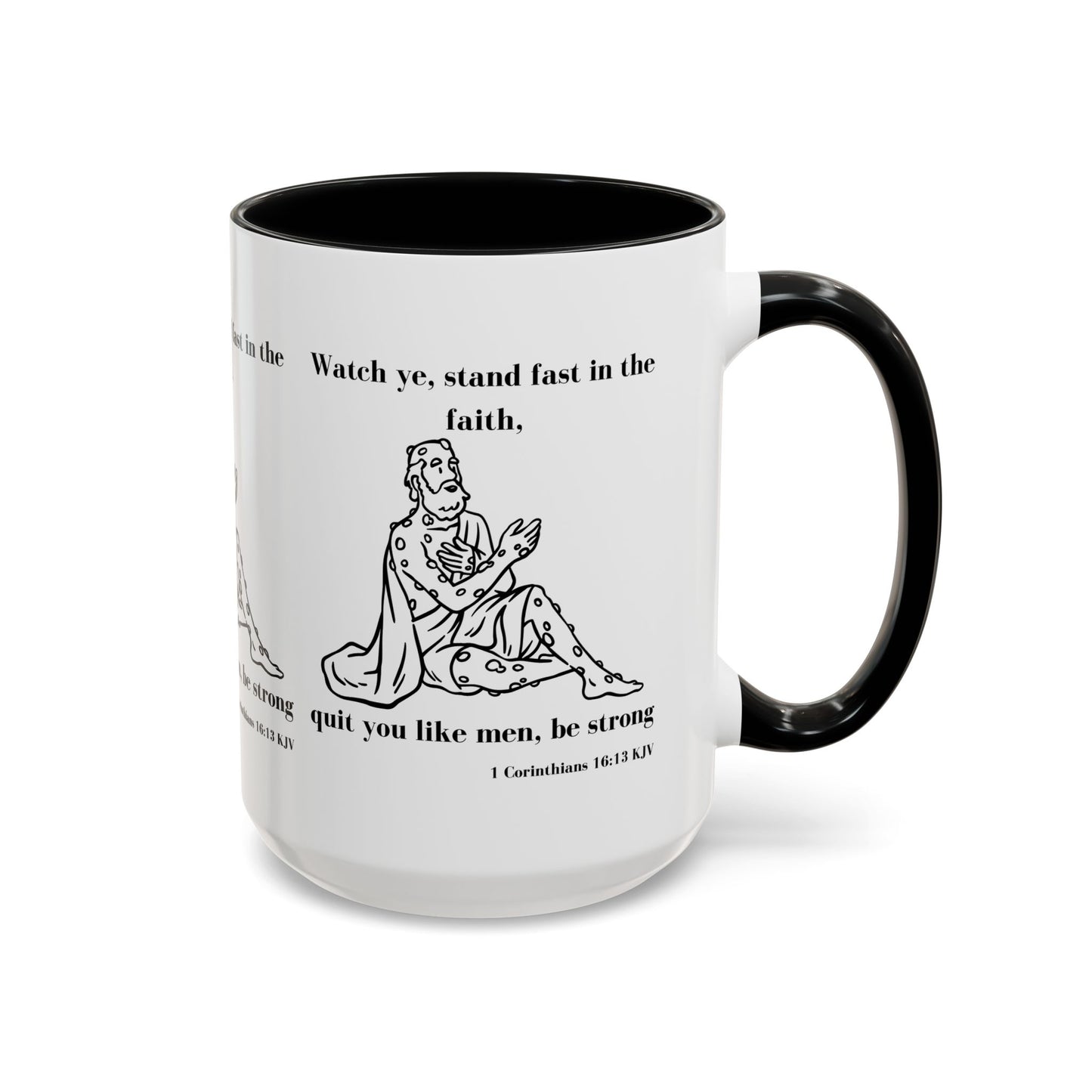 1 Corinthians 16:13 KJV Coffee Mug Stand Firm in the Faith Inspirational Christian Gift for Coffee Lovers