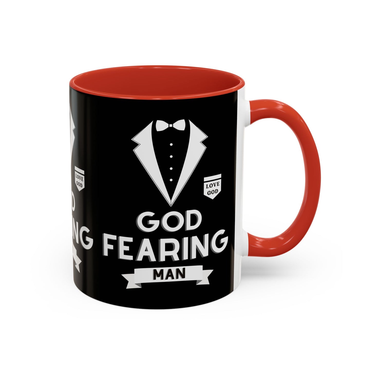 God Fearing Man Coffee Mug Inspirational Christian Gift for Him