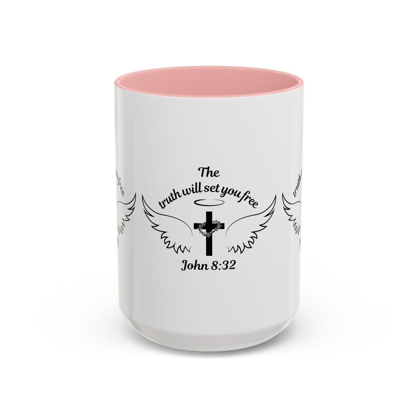 John 8:32 KJV Coffee Mug The Truth Shall Make You Free Inspirational Christian Gift