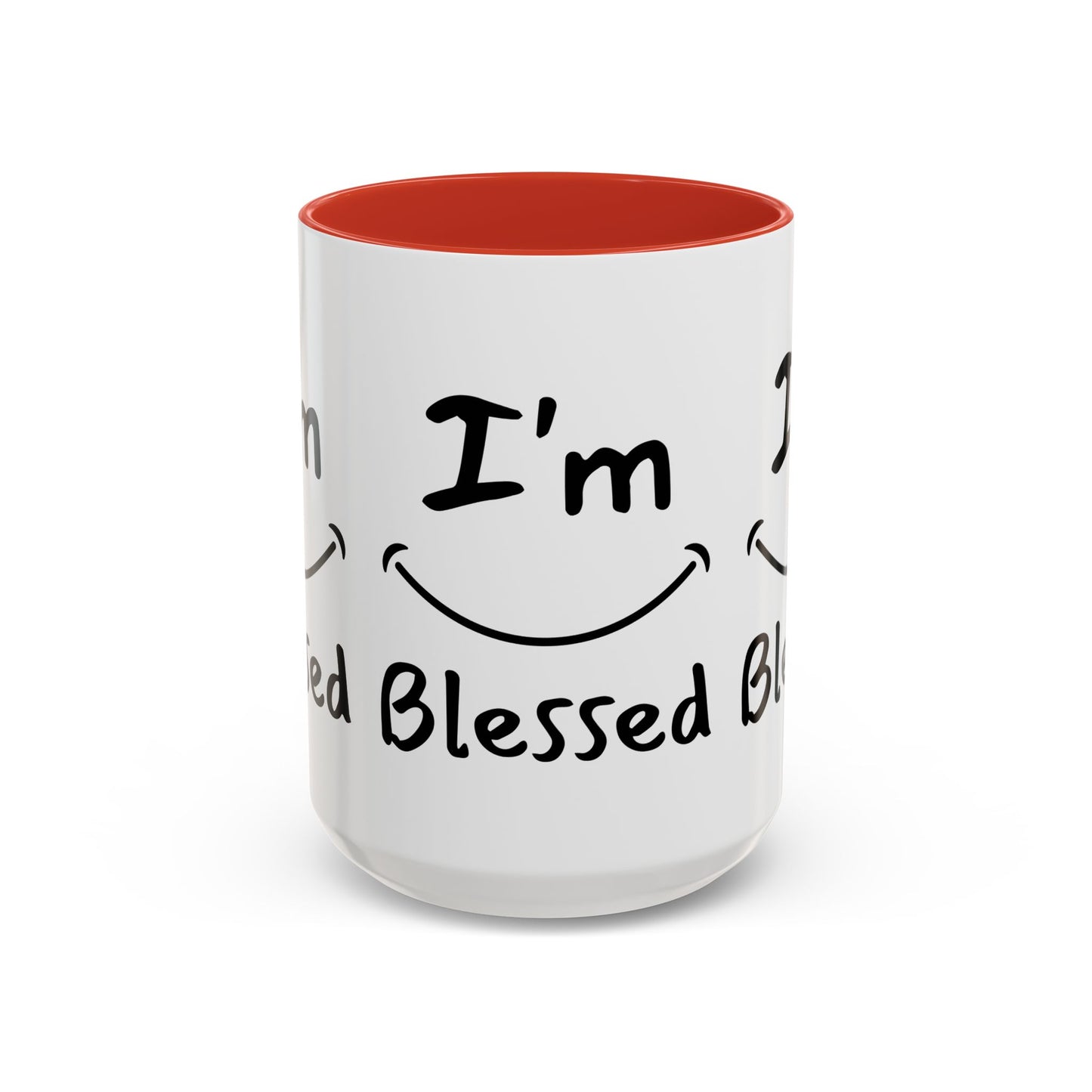 I'm Blessed Coffee Mug Inspirational Christian Gift for Faith-Based Living