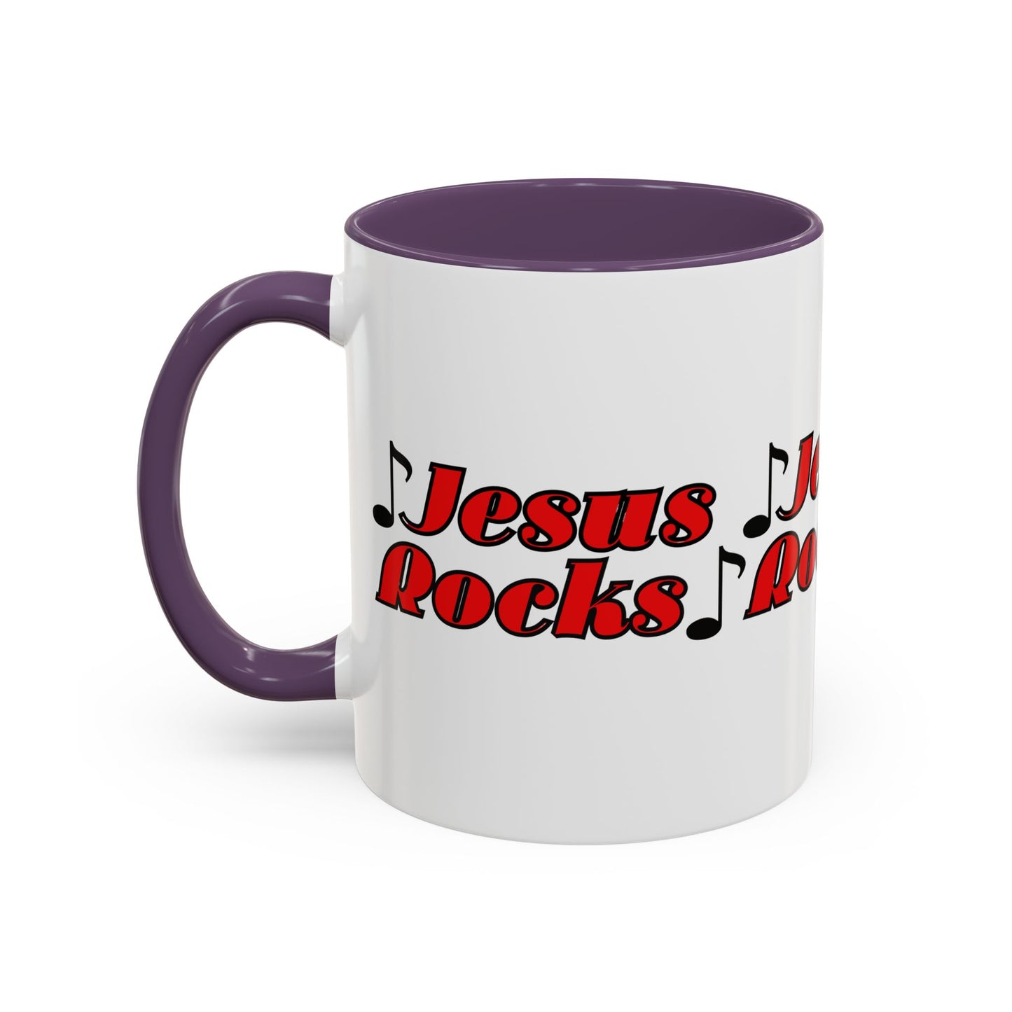 Jesus Rocks Coffee Mug Inspirational Biblical Gift for Faith Based Coffee Lovers