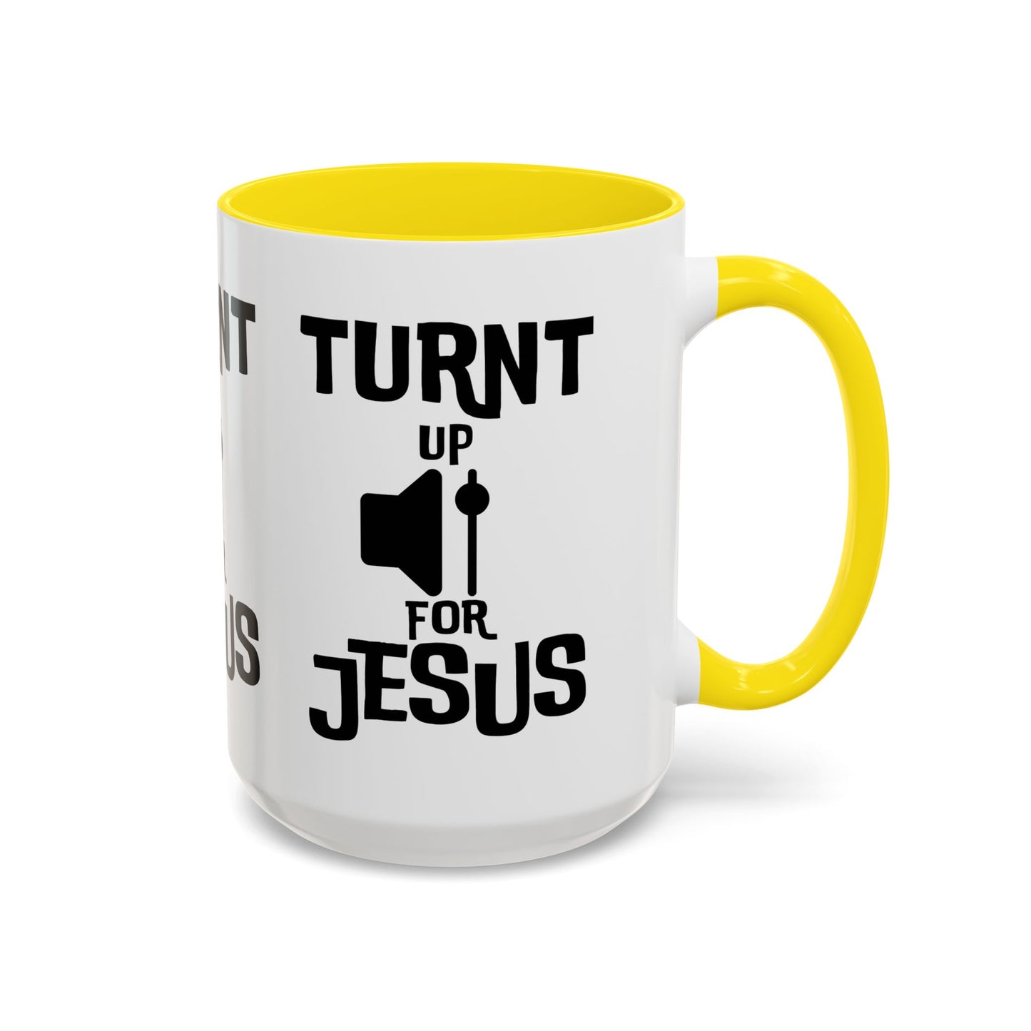 Turnt Up For Jesus Coffee Mug Biblical Christian Gift for Faith-Based Coffee Lovers