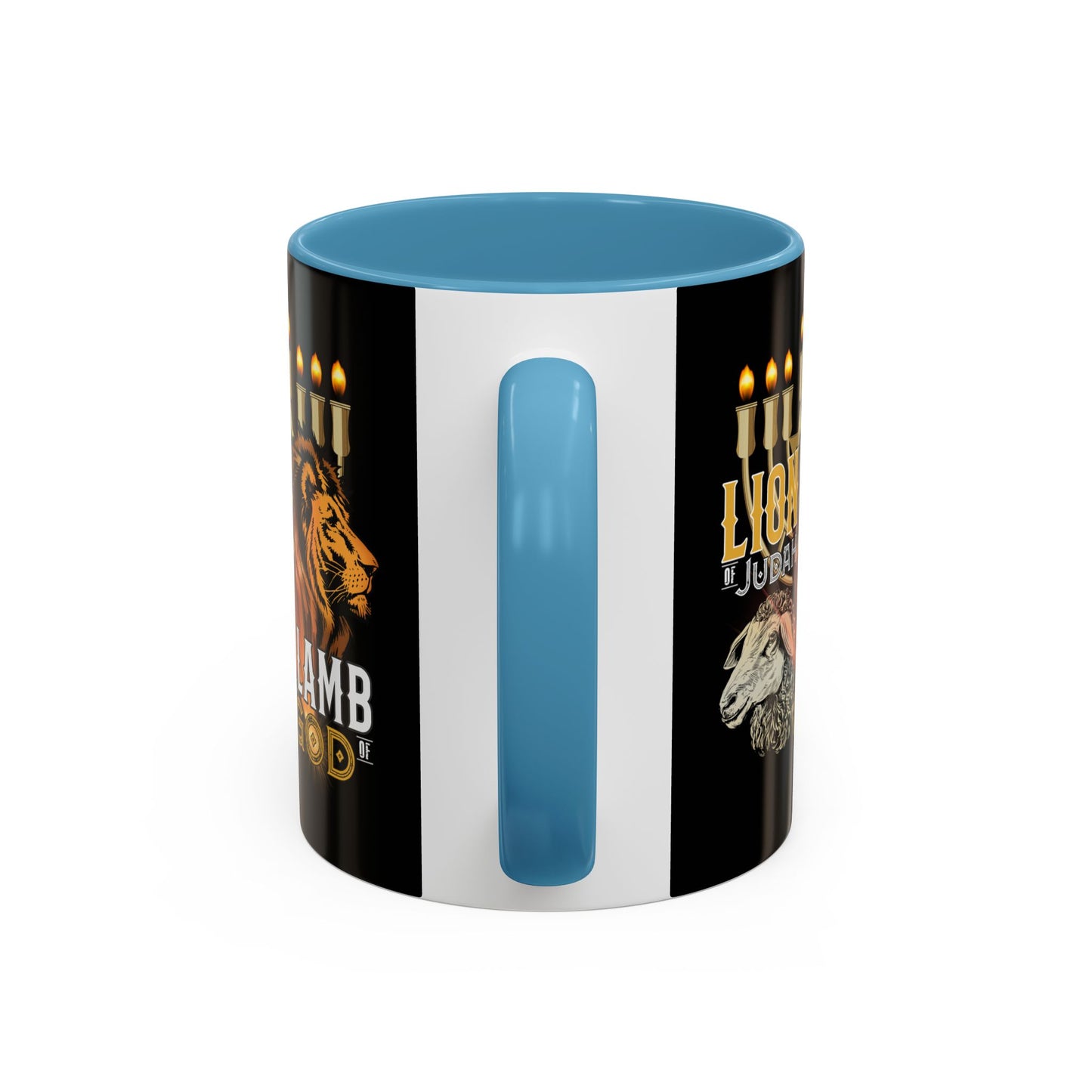 Lion of Judah, Lamb of God Coffee Mug Embrace Faith & Strength