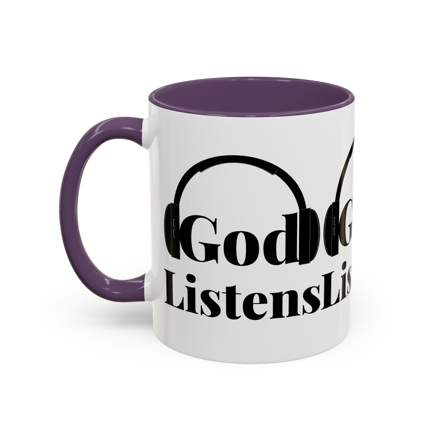 God Listens Coffee Mug Faith Based Christian Gift for Him or Her