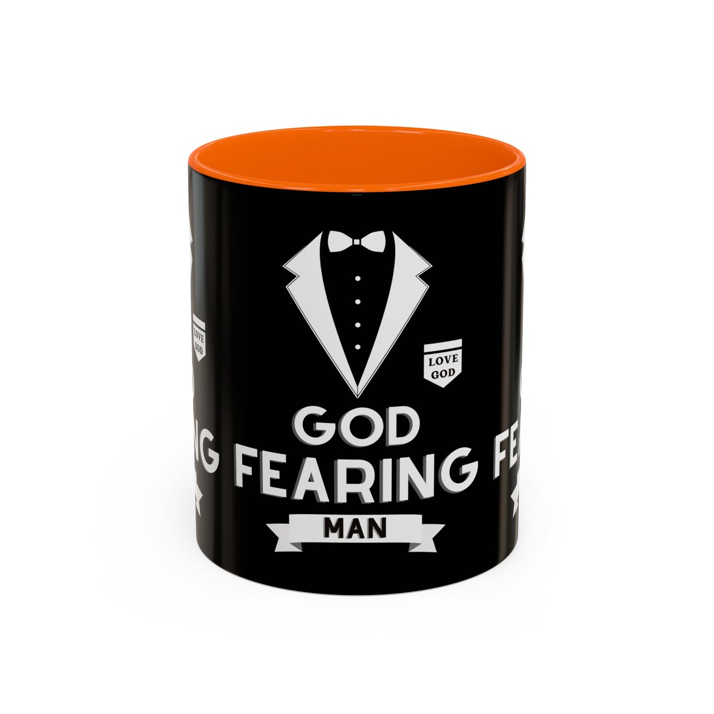 God Fearing Man Coffee Mug Inspirational Christian Gift for Him