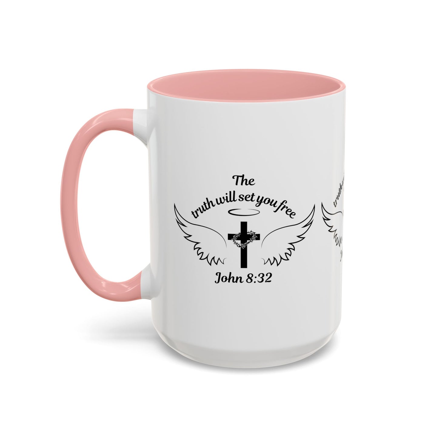 John 8:32 KJV Coffee Mug The Truth Shall Make You Free Inspirational Christian Gift