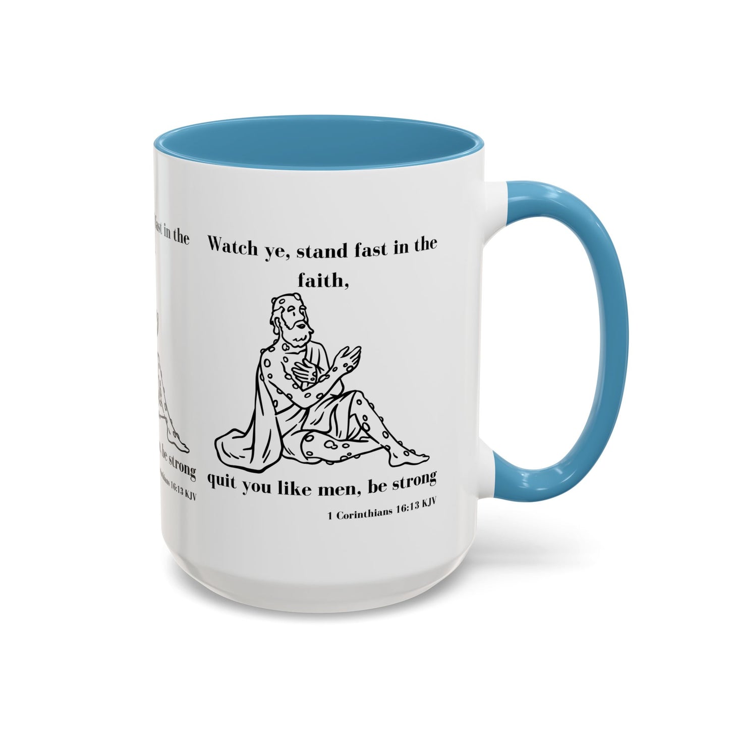 1 Corinthians 16:13 KJV Coffee Mug Stand Firm in the Faith Inspirational Christian Gift for Coffee Lovers