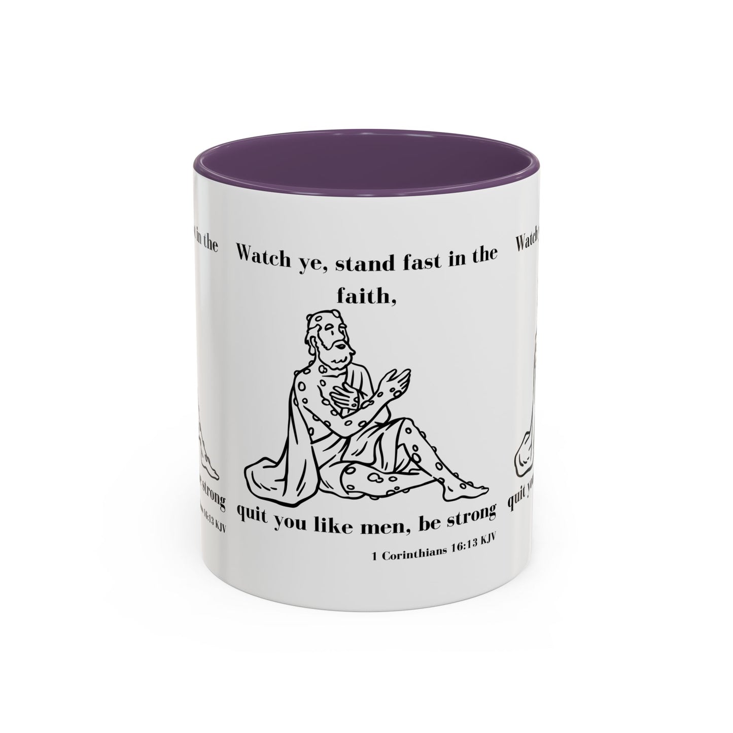 1 Corinthians 16:13 KJV Coffee Mug Stand Firm in the Faith Inspirational Christian Gift for Coffee Lovers