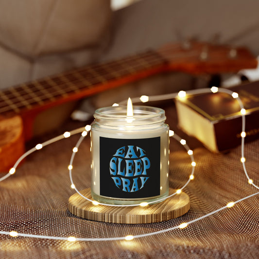 Eat Sleep Pray Scented Candle Daily Inspiration for a Faithful Life