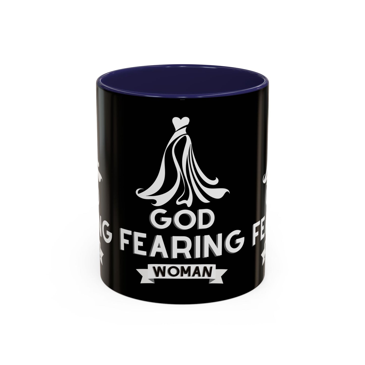 God Fearing Woman Coffee Mug Inspirational Christian Gift for Her