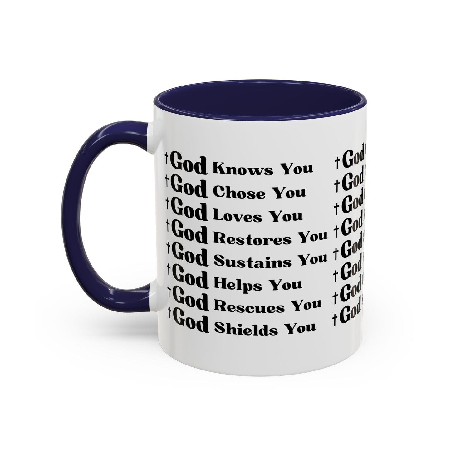 God's Love and Promises Faith-Filled Coffee Mug Faith Hope And Love Christian Gift for Coffee Lovers