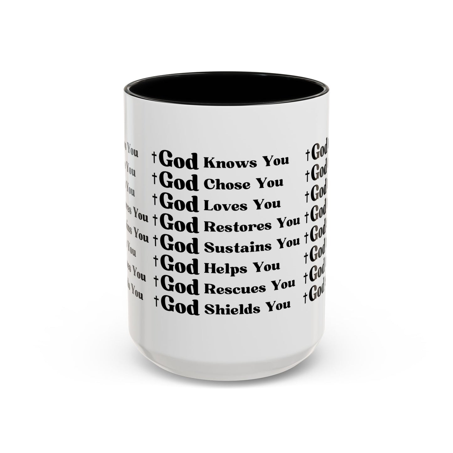 God's Love and Promises Faith-Filled Coffee Mug Faith Hope And Love Christian Gift for Coffee Lovers