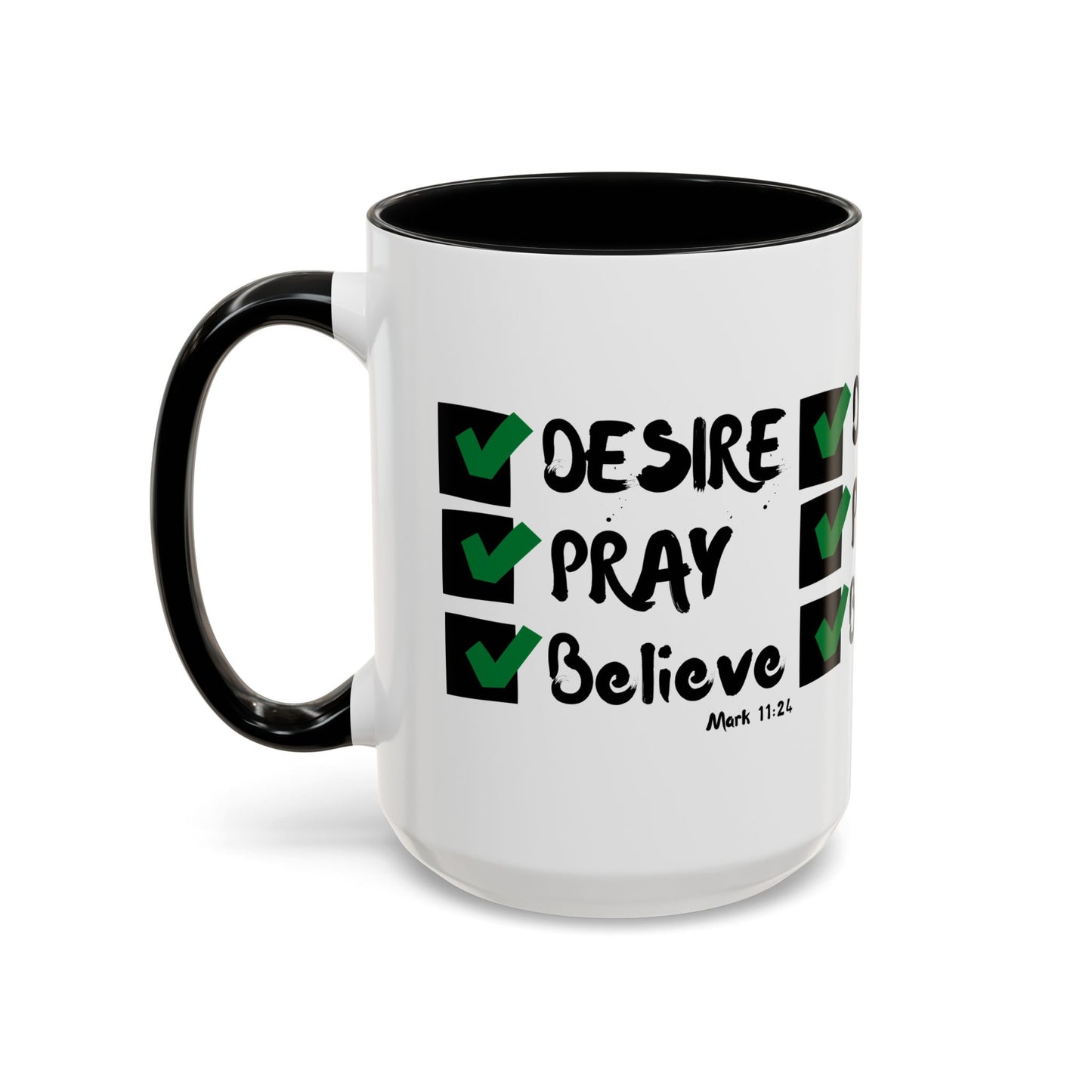 Mark 11:24 KJV Bible Verse Coffee Mug Faith Based Christian Gift