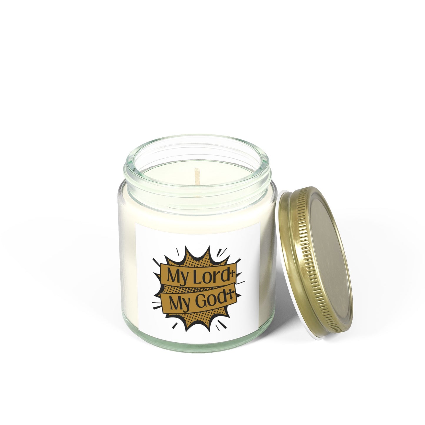 My Lord My God Scented Candle Faith Based Christian Gift for Believers