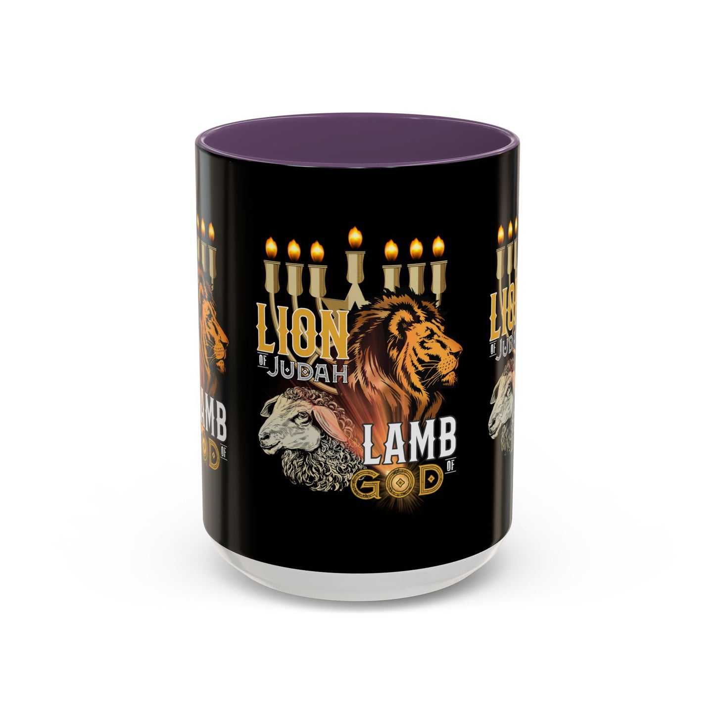 Lion of Judah, Lamb of God Coffee Mug Embrace Faith & Strength