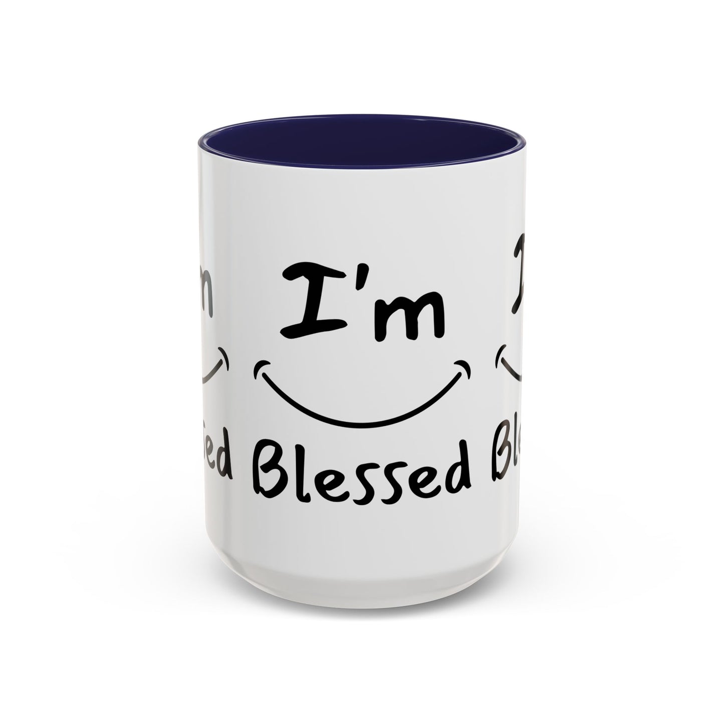 I'm Blessed Coffee Mug Inspirational Christian Gift for Faith-Based Living