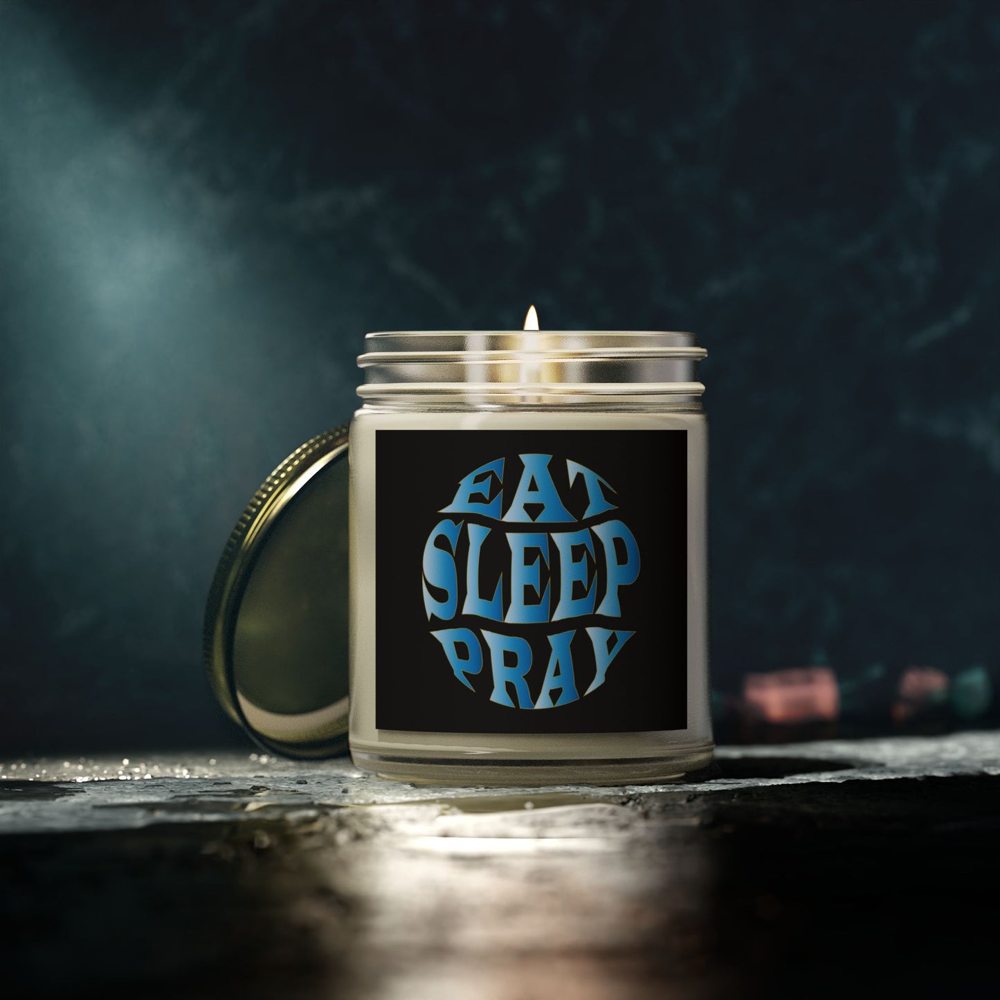 Eat Sleep Pray Scented Candle Daily Inspiration for a Faithful Life