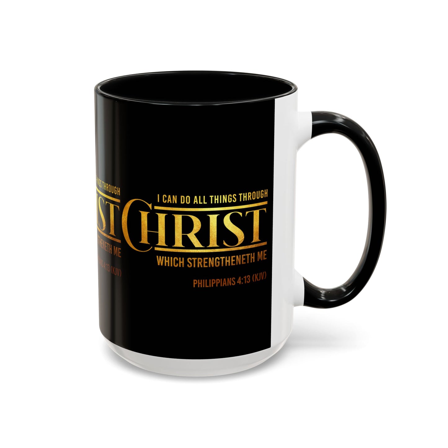 Philippians 4:13 KJV Coffee Mug I Can Do All Things Faith Based Gift