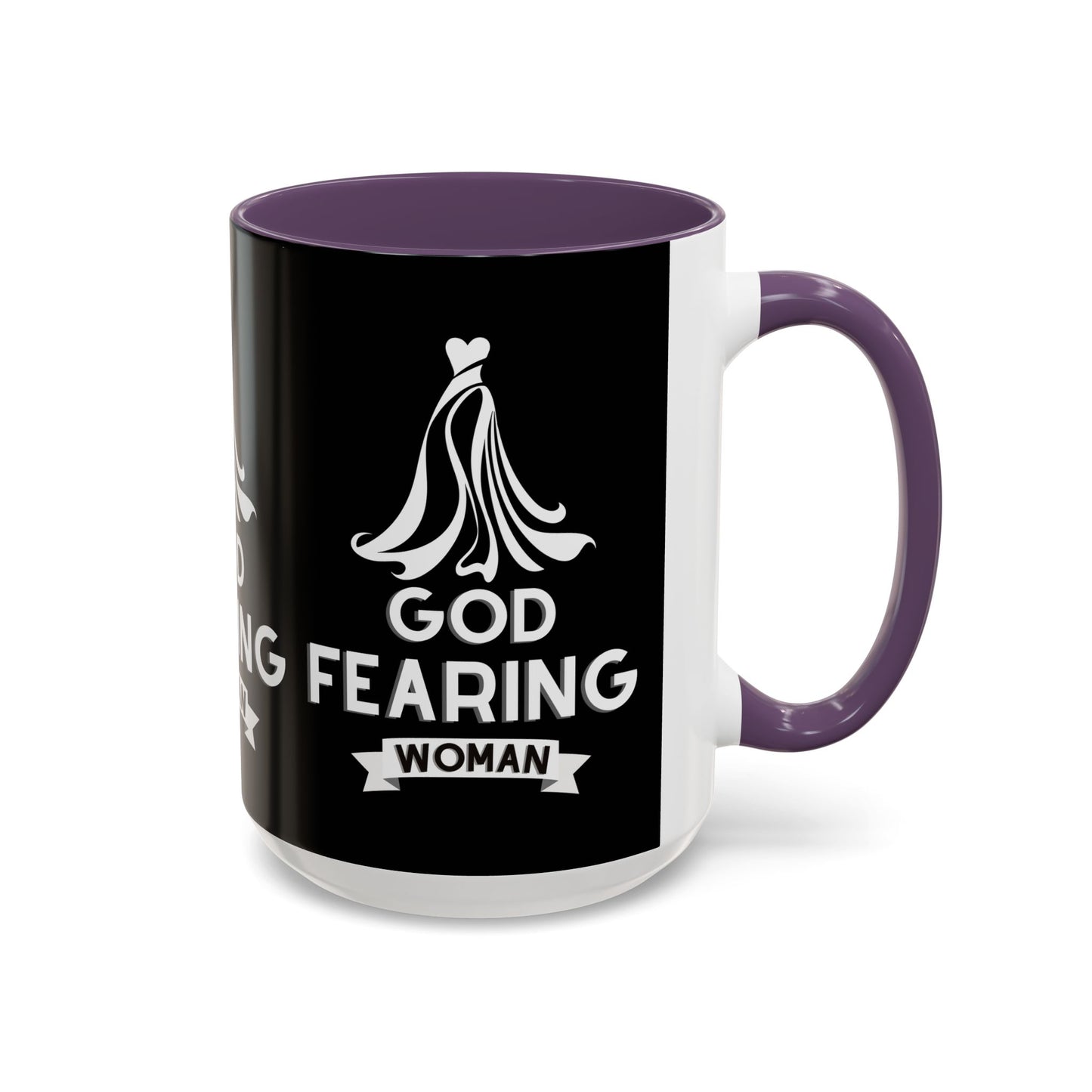 God Fearing Woman Coffee Mug Inspirational Christian Gift for Her