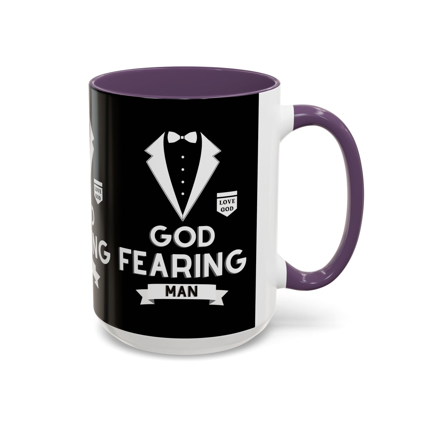 God Fearing Man Coffee Mug Inspirational Christian Gift for Him