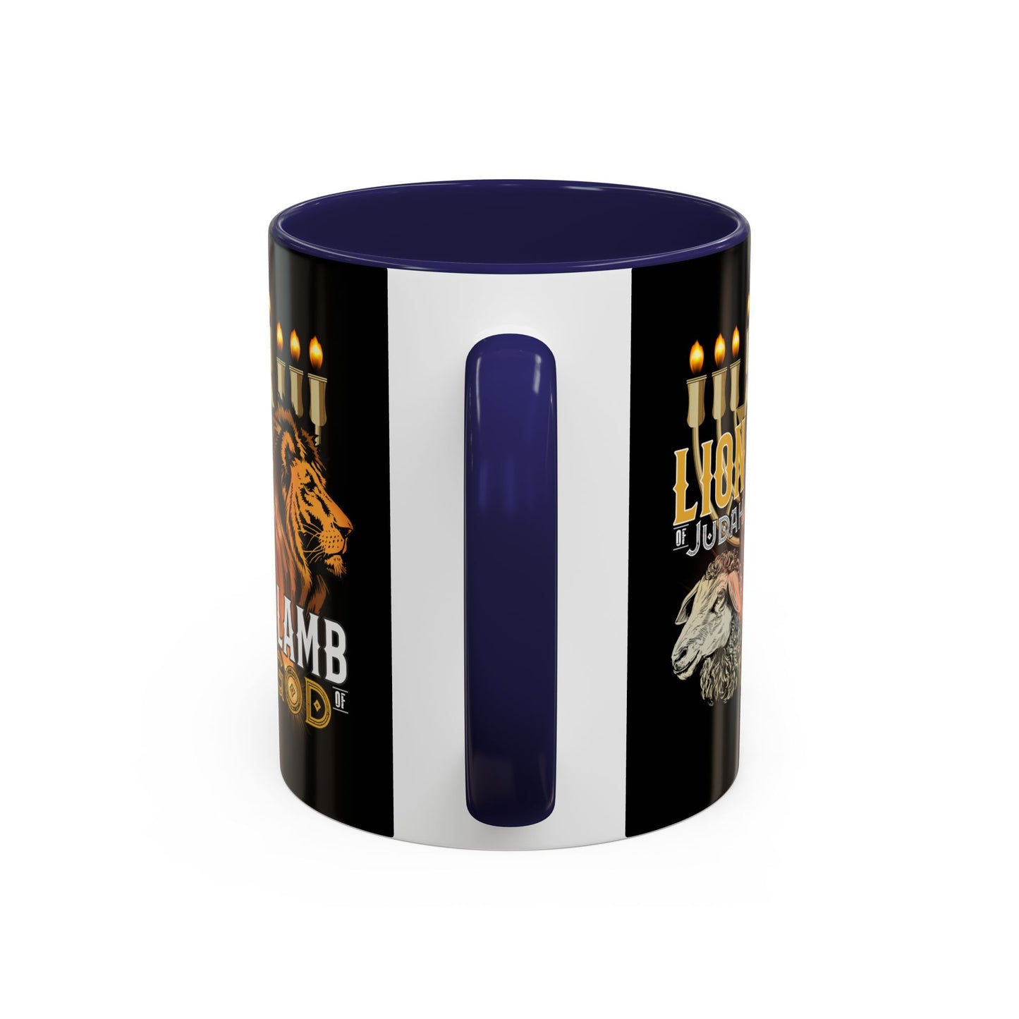 Lion of Judah, Lamb of God Coffee Mug Embrace Faith & Strength