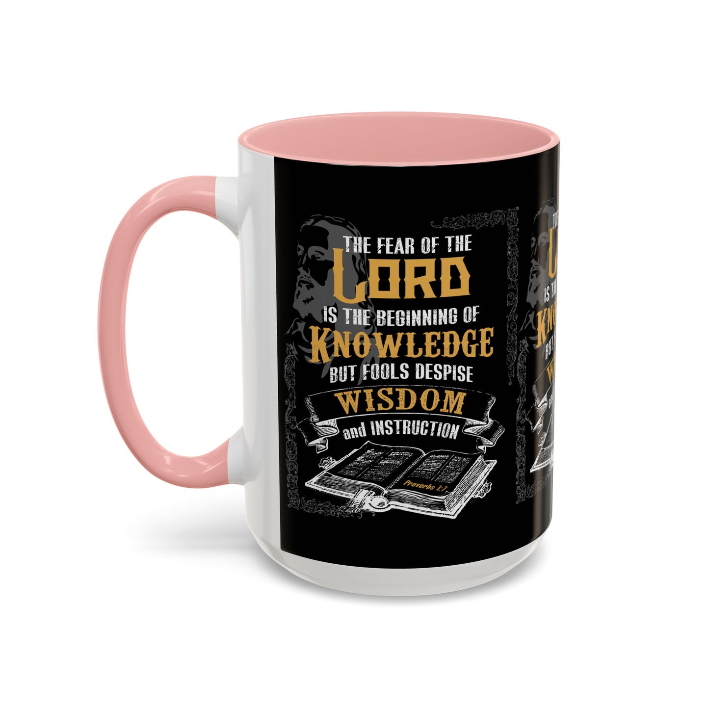 Proverbs 1:7 Bible Verse Coffee Mug Wisdom In Every Sip