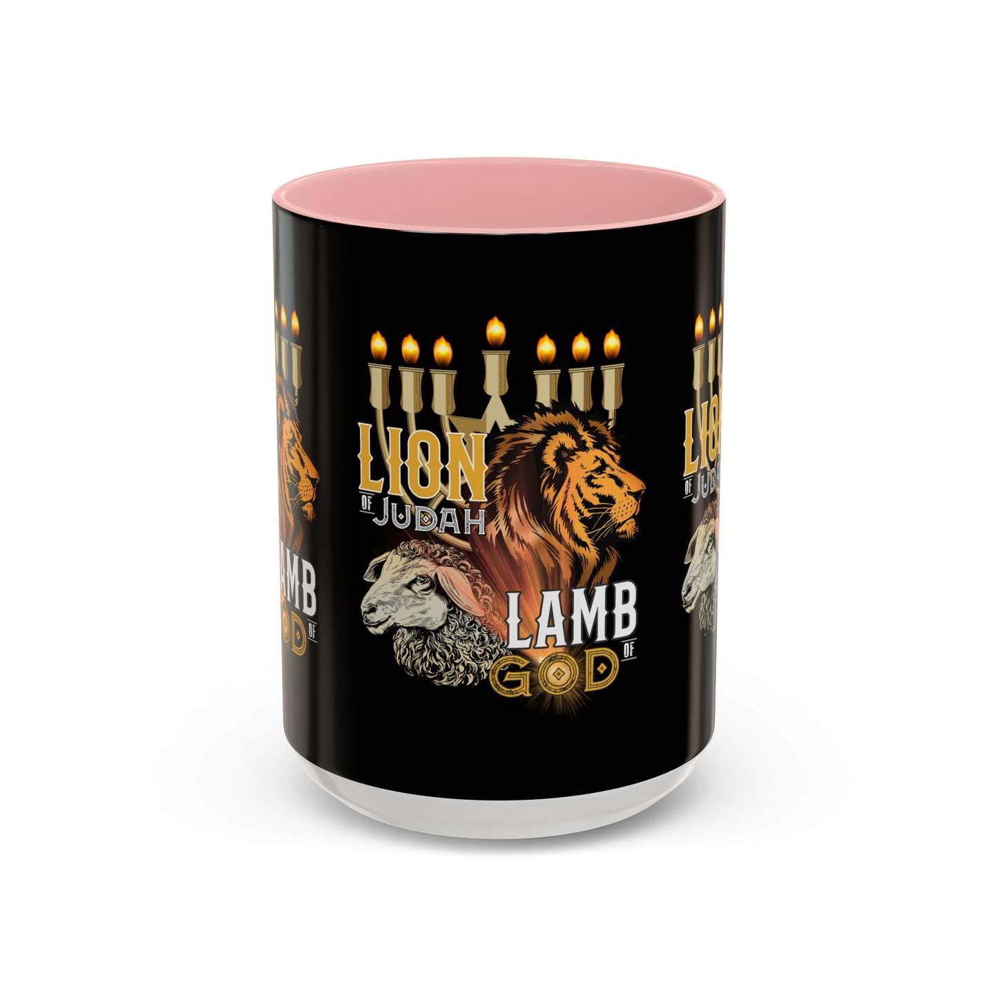 Lion of Judah, Lamb of God Coffee Mug Embrace Faith & Strength