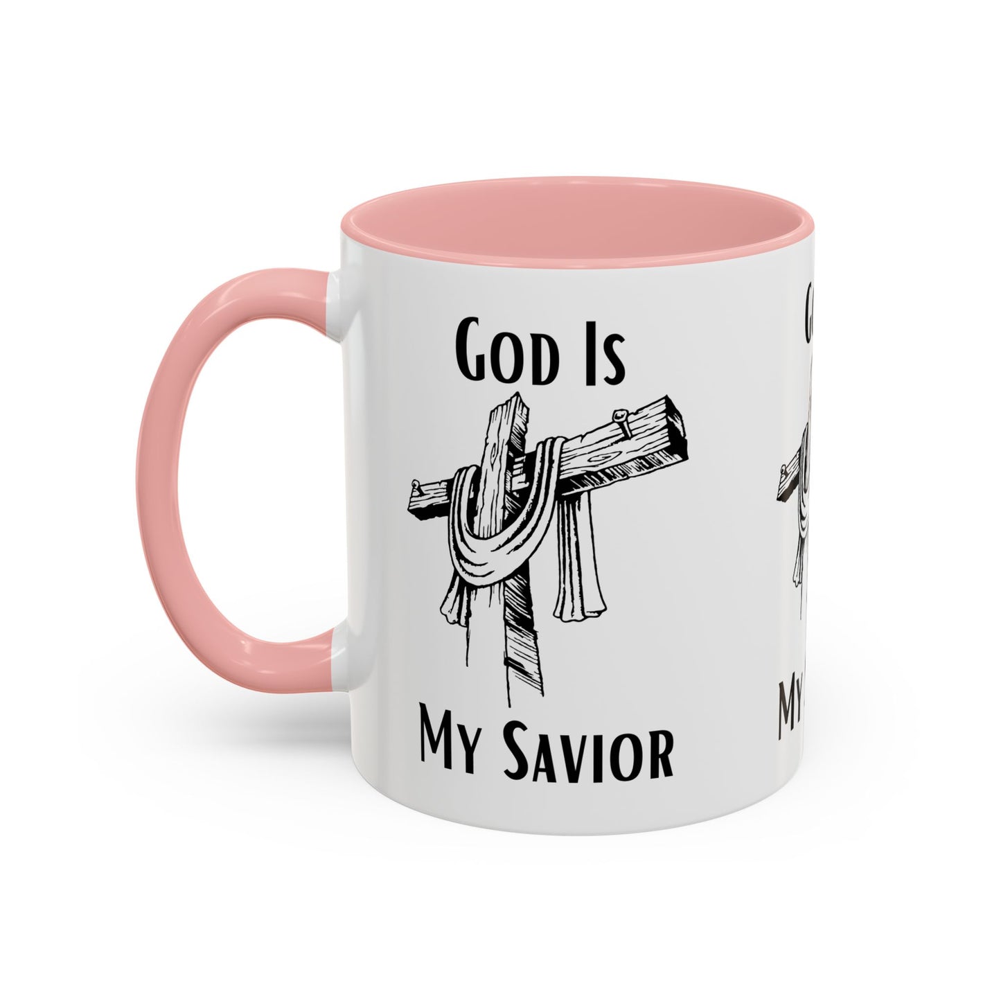 God Is My Savior Coffee Mug Inspirational Christian Gift for Faith-Based Coffee Lovers