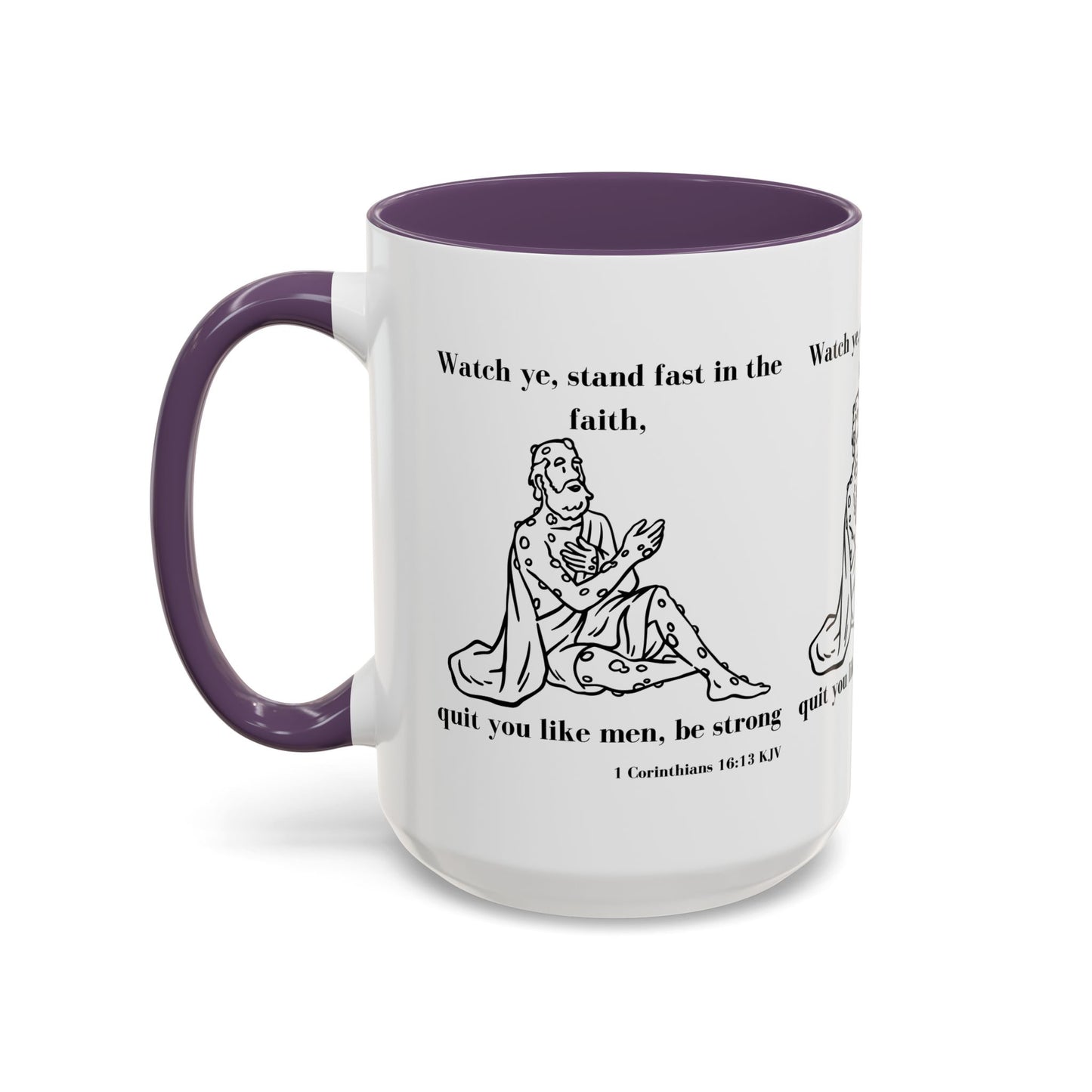 1 Corinthians 16:13 KJV Coffee Mug Stand Firm in the Faith Inspirational Christian Gift for Coffee Lovers