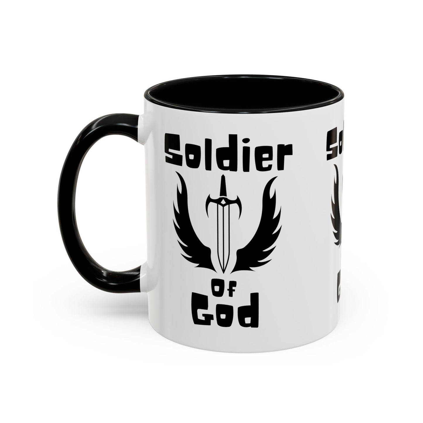 Soldier of God Coffee Mug Inspirational Christian Gift for Faith-Based Living