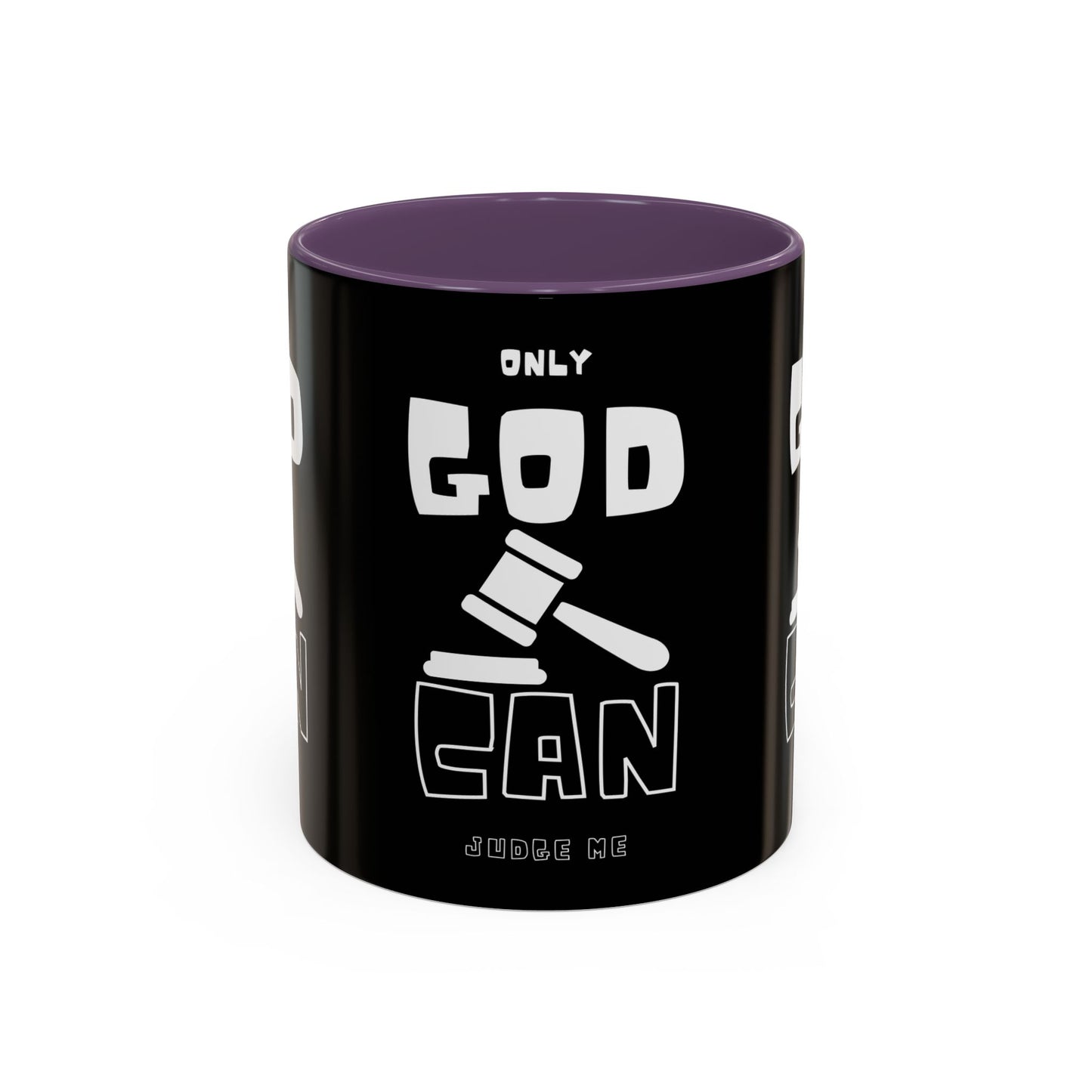 Only God Can Judge Me Coffee Mug Biblical Christian Gift for Faith-Based Coffee Lovers