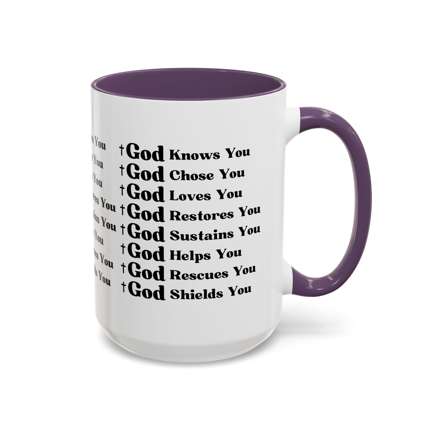 God's Love and Promises Faith-Filled Coffee Mug Faith Hope And Love Christian Gift for Coffee Lovers