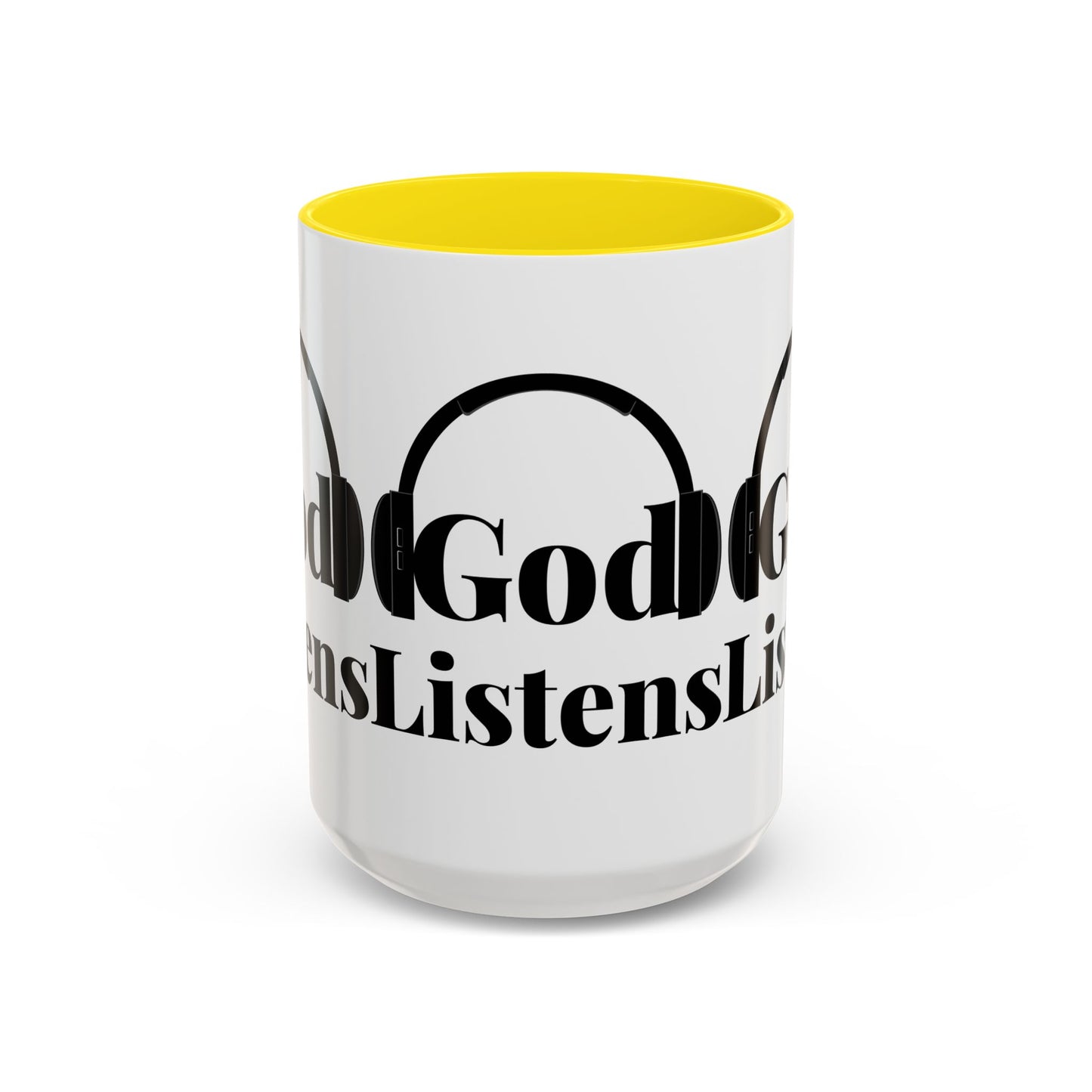 God Listens Coffee Mug Faith Based Christian Gift for Him or Her