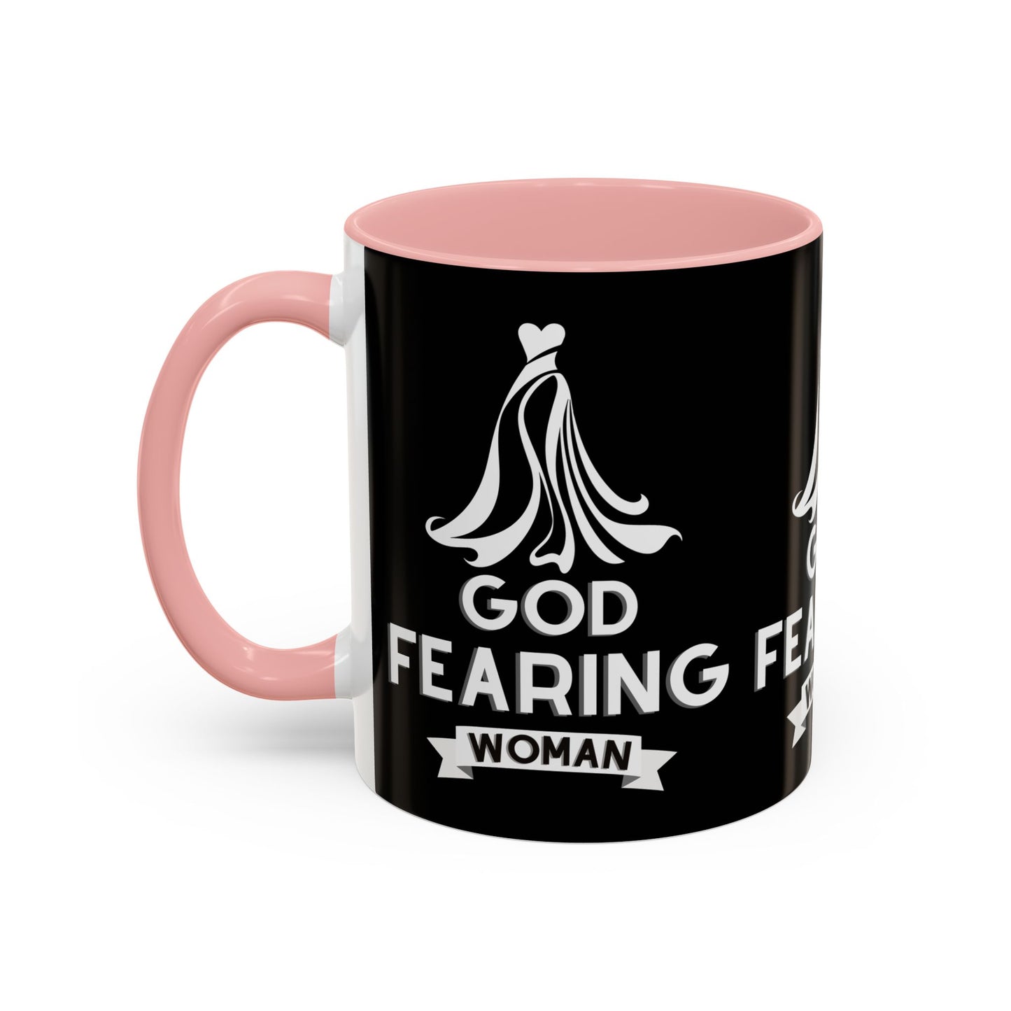 God Fearing Woman Coffee Mug Inspirational Christian Gift for Her