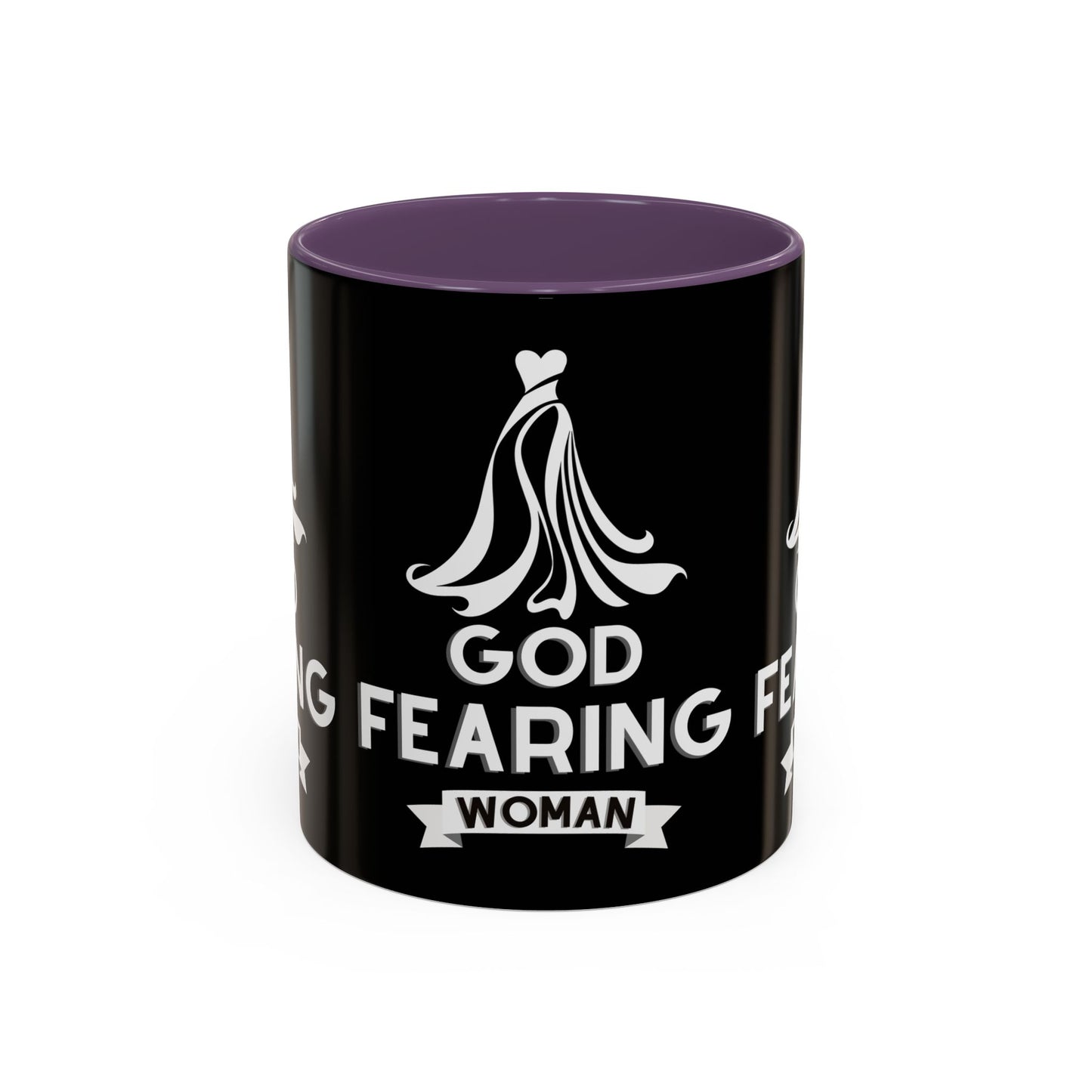 God Fearing Woman Coffee Mug Inspirational Christian Gift for Her