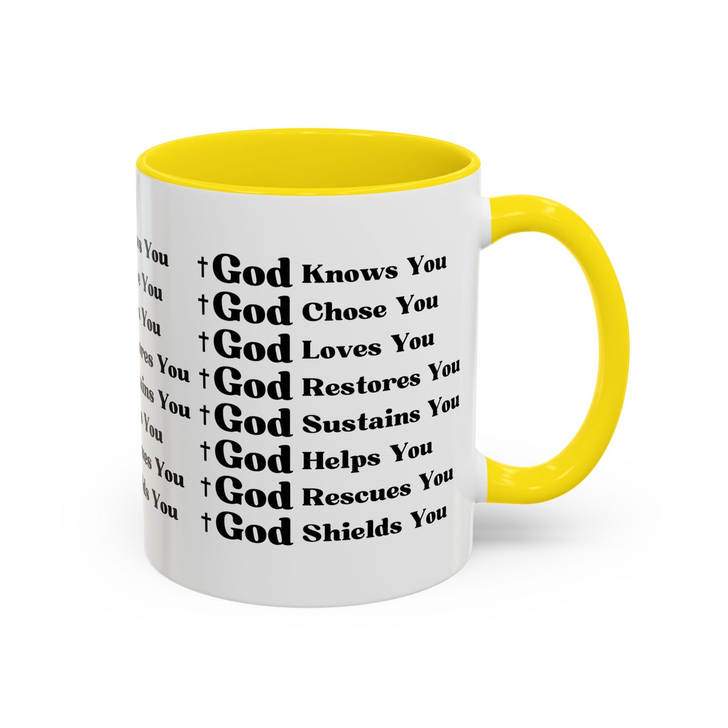 God's Love and Promises Faith-Filled Coffee Mug Faith Hope And Love Christian Gift for Coffee Lovers