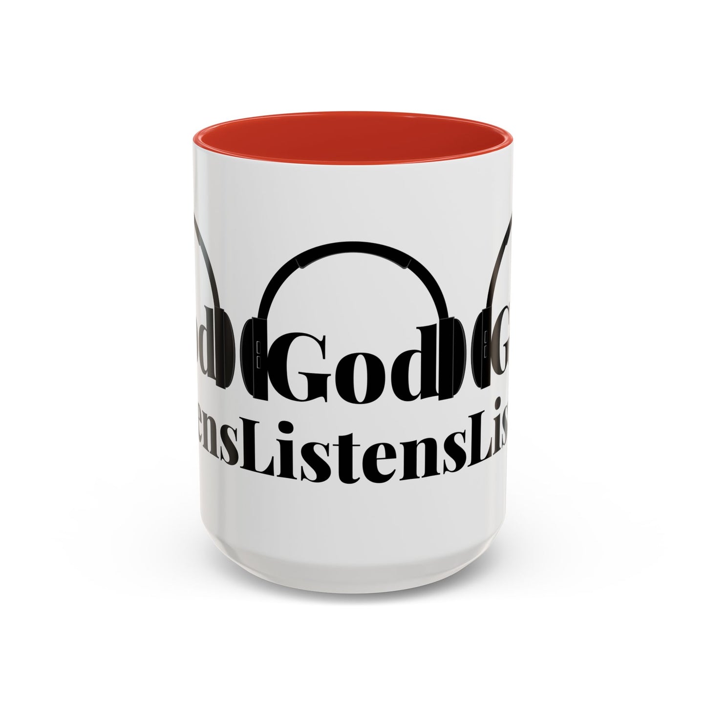 God Listens Coffee Mug Faith Based Christian Gift for Him or Her