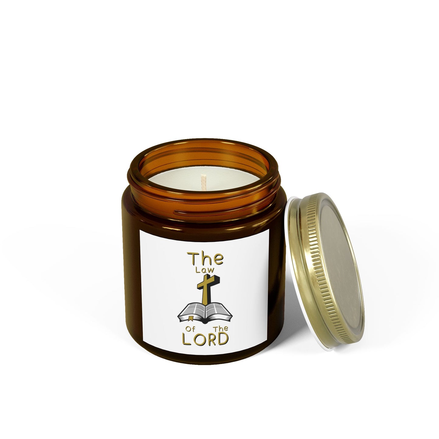 The Law of the Lord Scented Candle Biblical Christian Gift for Believers