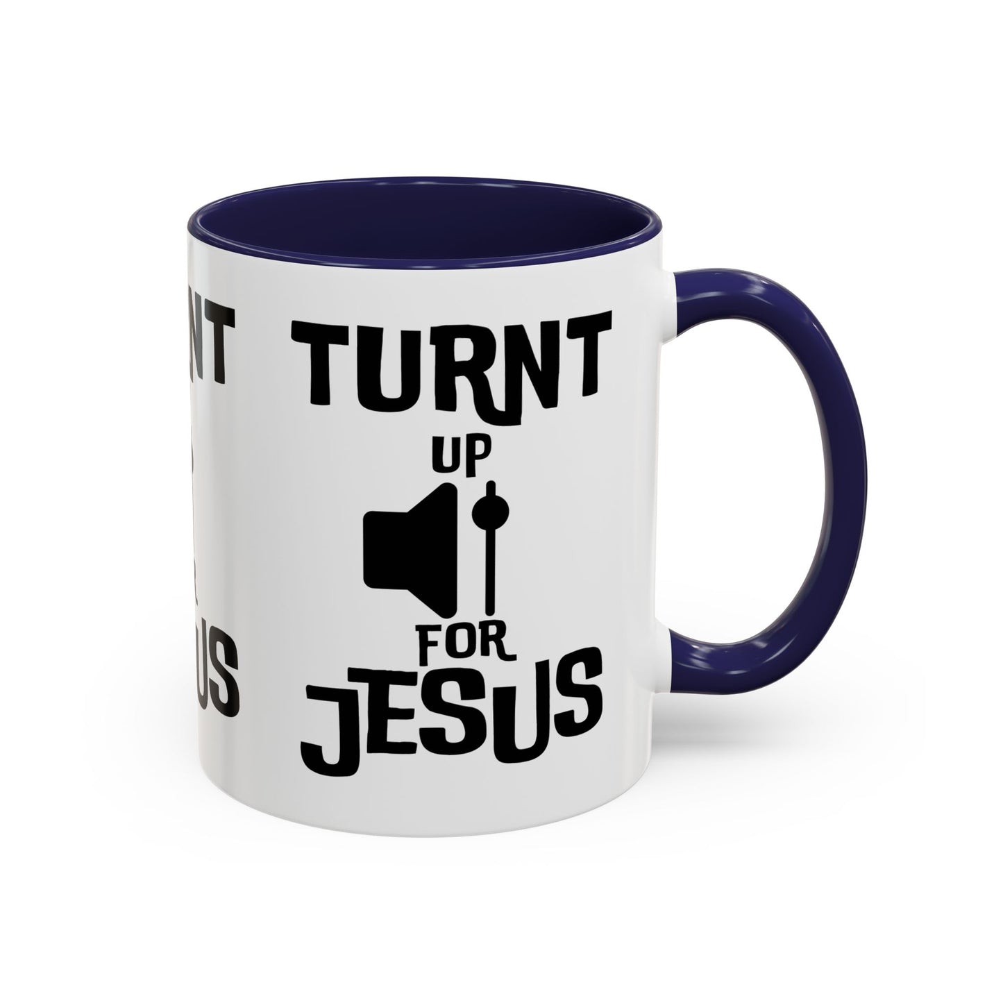 Turnt Up For Jesus Coffee Mug Biblical Christian Gift for Faith-Based Coffee Lovers