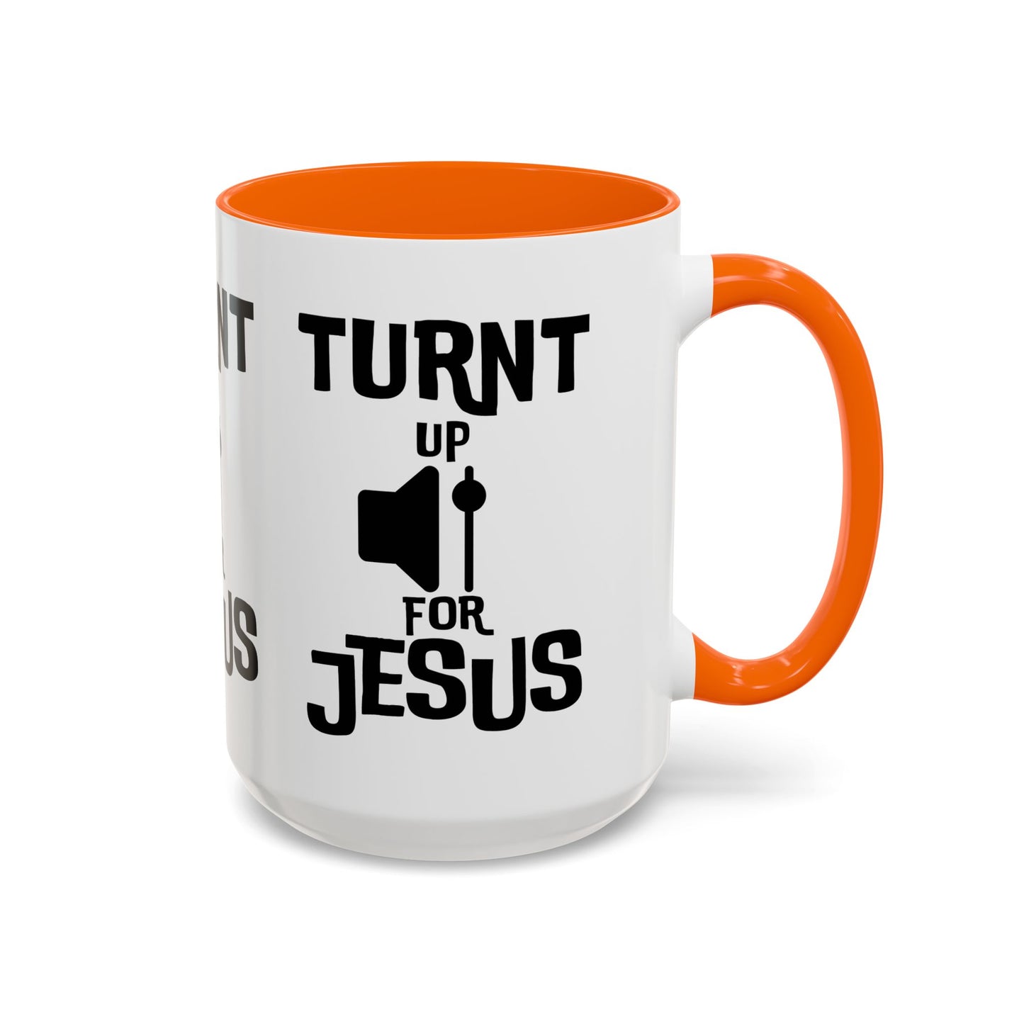 Turnt Up For Jesus Coffee Mug Biblical Christian Gift for Faith-Based Coffee Lovers