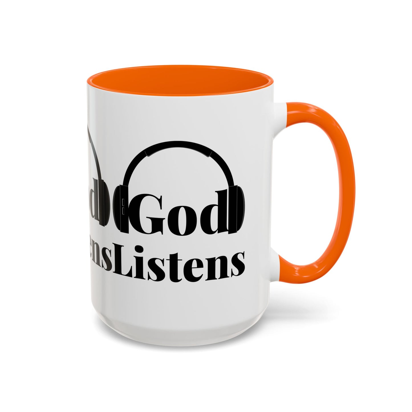 God Listens Coffee Mug Faith Based Christian Gift for Him or Her