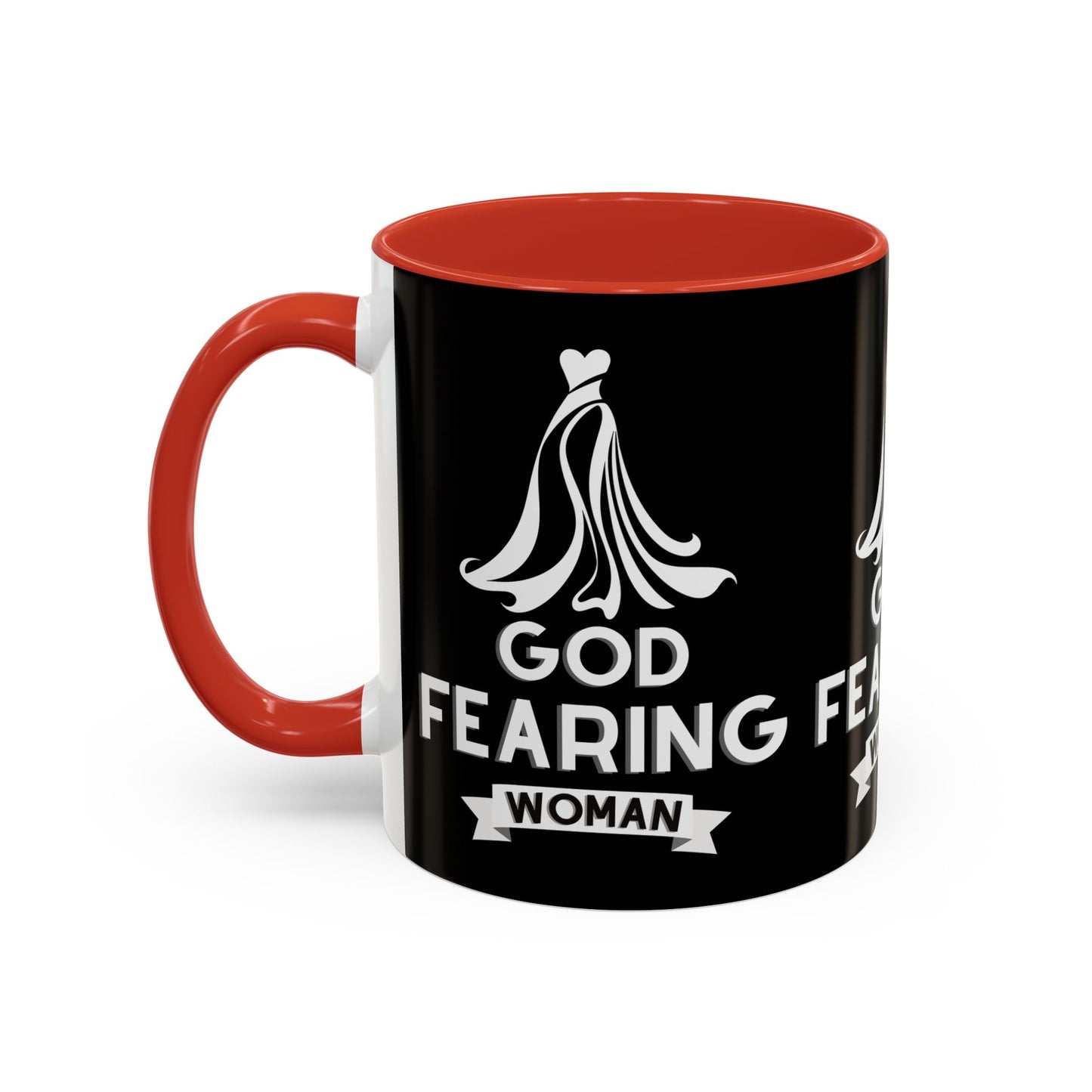 God Fearing Woman Coffee Mug Inspirational Christian Gift for Her