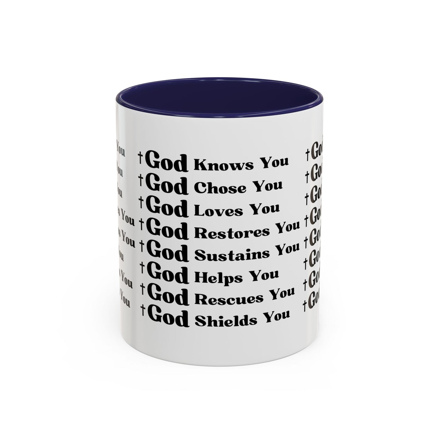 God's Love and Promises Faith-Filled Coffee Mug Faith Hope And Love Christian Gift for Coffee Lovers