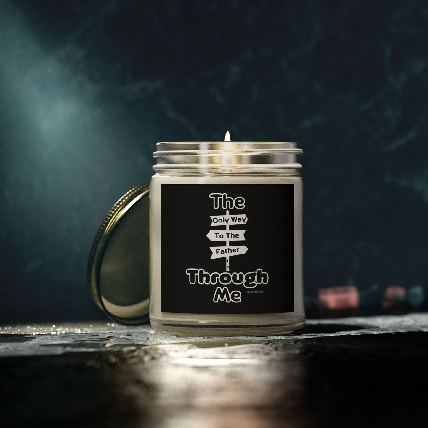 John 14:6 Bible Verse Scented Candle Faith Based Christian Gift