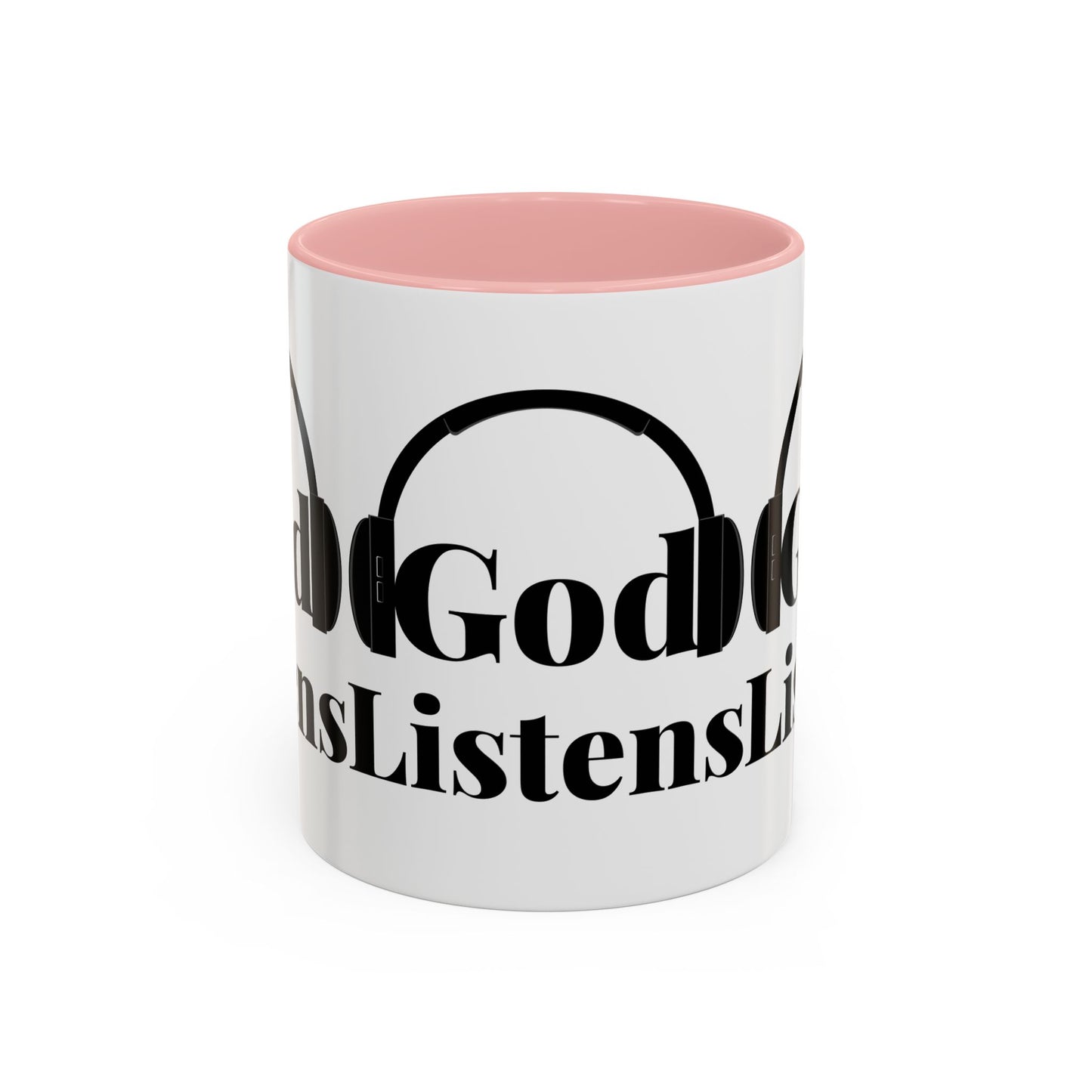 God Listens Coffee Mug Faith Based Christian Gift for Him or Her