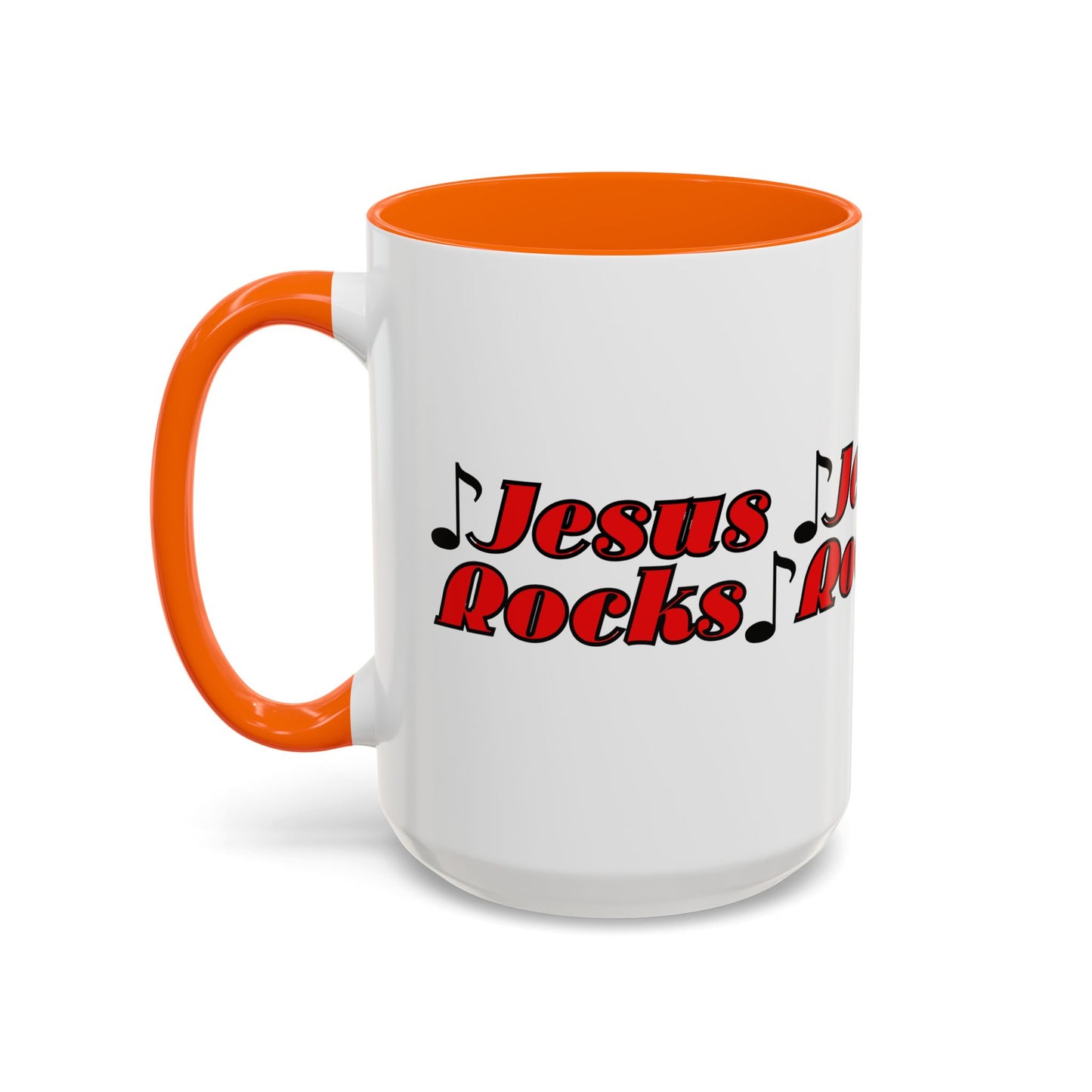 Jesus Rocks Coffee Mug Inspirational Biblical Gift for Faith Based Coffee Lovers