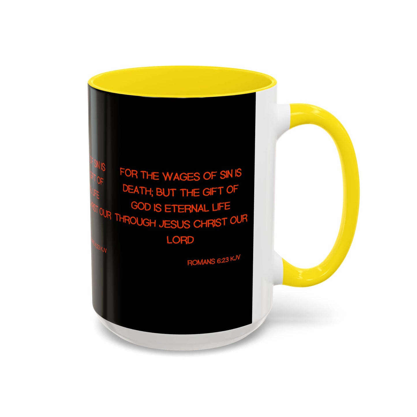 Romans 6:23 KJV Coffee Mug The Gift of God is Eternal Life Biblical Christian Gift for Faith-Based Living