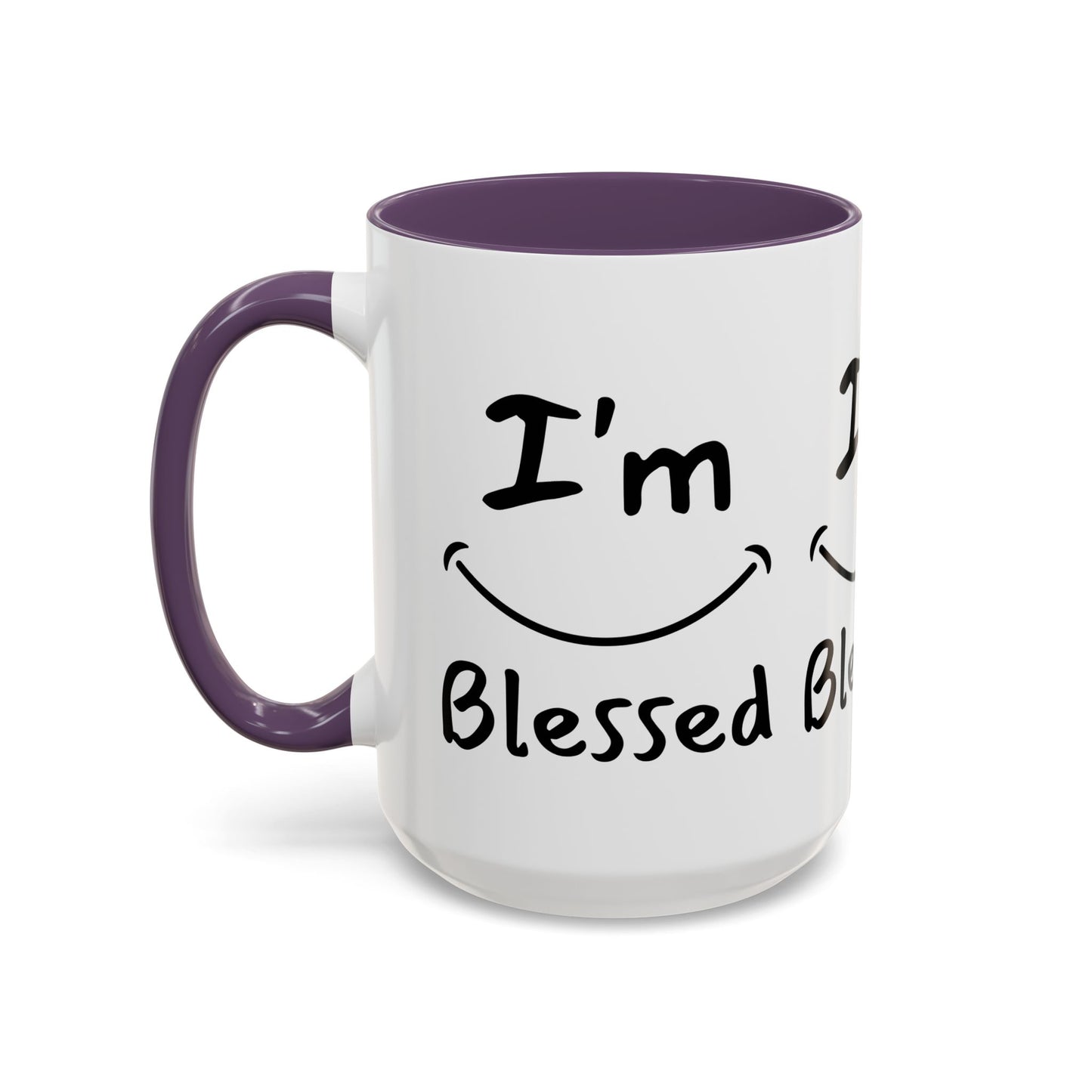 I'm Blessed Coffee Mug Inspirational Christian Gift for Faith-Based Living