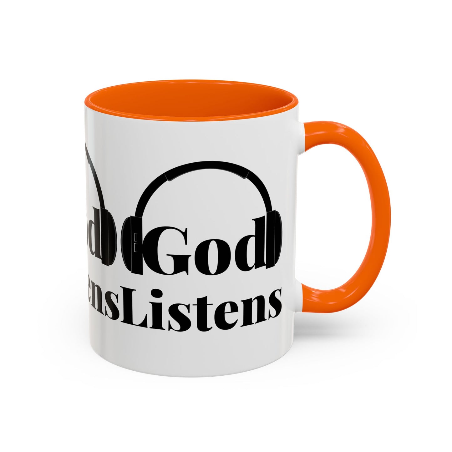 God Listens Coffee Mug Faith Based Christian Gift for Him or Her